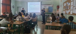 Policyjna prelekcja dla dzieci z Ukrainy