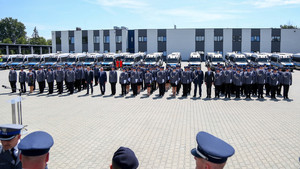 Wspólne zdjęcie wszystkich policjantów