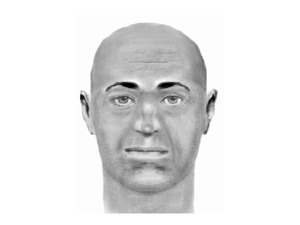 rysunek mężczyzny na białej kartce. Anfas