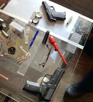 Zabezpieczone pistolety