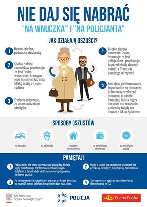 ostrzeżenie dla seniorów oszustwa