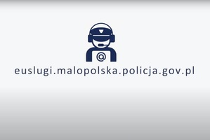 logo i adres platformy https://euslugi.malopolska.policja.gov.pl