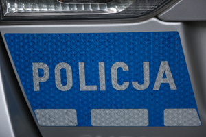 napis boczny policja na roadiwozie