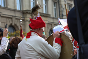 Mężczyzna w tradycyjnym krakowskich stroju