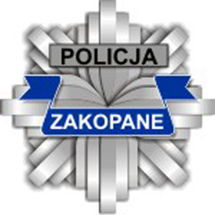 gwiazda z napisem Policja Zakopane