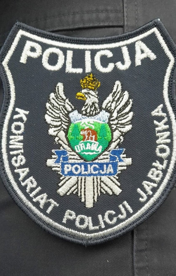 naszywka na mundur Komisariat Policji Jabłonka