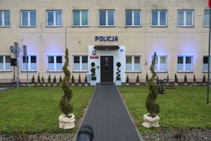 budynek w którym znajduje się posterunek z zewnątrz