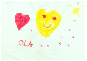 rysunek podpisany Ola