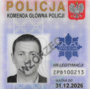 nowy wzór legitymacji służbowej policjanta
