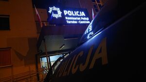 logo świetlne policji tarnowskiej