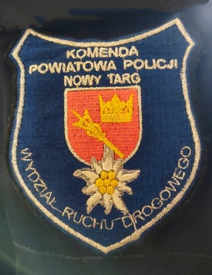 naszywka z napisem wydział ruchu drogowego