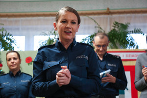 Policjantka Beata Wcisło opowiada o bezpieczeństwie