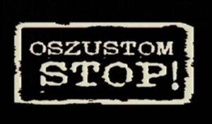stop oszustom - plakat akcji