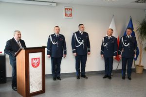 Starosta Powiatowy Pan Jacek Kobyłka w czasie przemowy