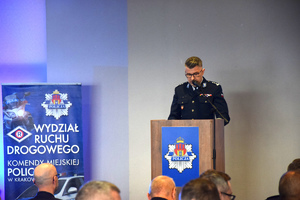 przemówienie Komendanta Miejskiego Policji w Krakowie