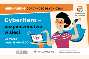 cyberhero - bezpieczeństwo w sieci - plakat