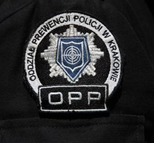 logo naszywki Oddziału Prewencji Policji w Krakowie