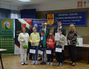 zwycięska drużyna z miasta w kategorii 10-12 lat