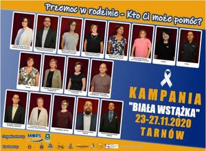 plakat kampanii biała wstążka