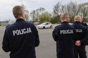 szkolenie policjantów z Gruzji na temat bezpieczeństwa w ruchu drogowym