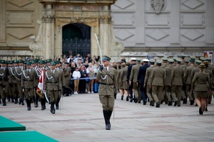 przemarsz kompanii straży granicznej