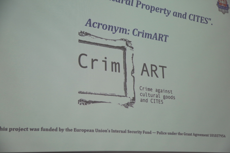 konferencja podsumowująca realizację projektu pn. „Przestępczość przeciwko dobrom kultury i CITES” - slajd