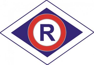 Logo ruchu drogowego - literka R
