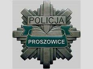 gwiazda z napisem Policja Proszowice