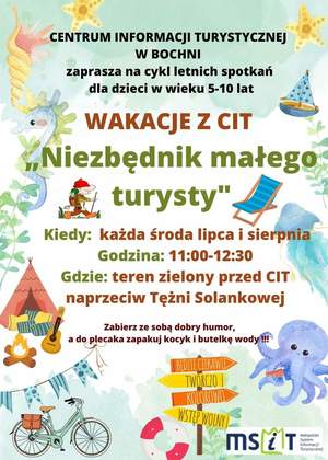 Plakat promujący spotkania profilaktyczne