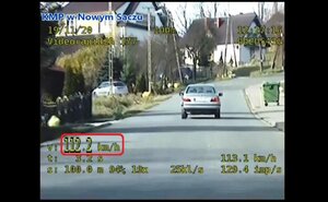 kadr z nagrania wideorejestratora