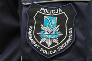 naszywka z napisem Komisariat Policji w Szczawnicy