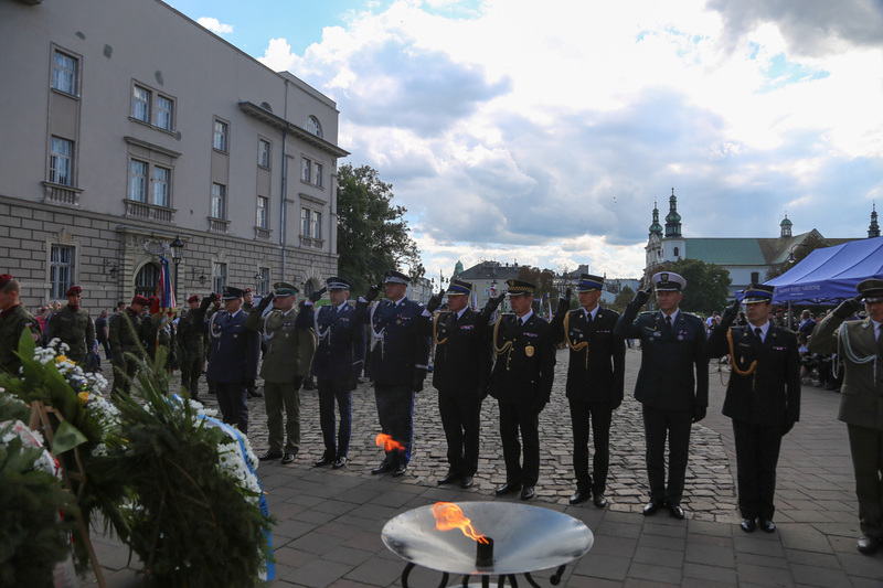 przedstawiciele Krakowskich służb mundurowych