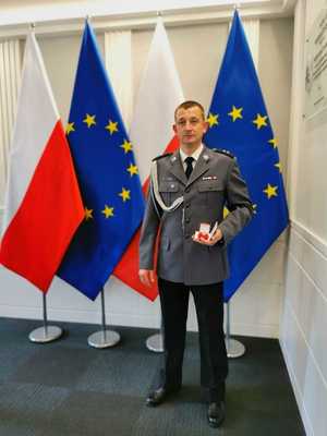 odznaczony podkm. Krzysztof Pacud