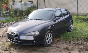 Odzyskany pojazd Alfa Romeo