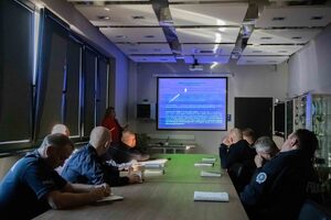 policjanci w trakcie szkolenia