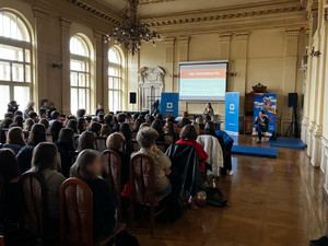 spotkanie uczestników w auli Uzędu Miasta Krakowa