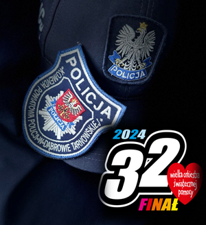 naszywka KPP wraz z logo WOŚP