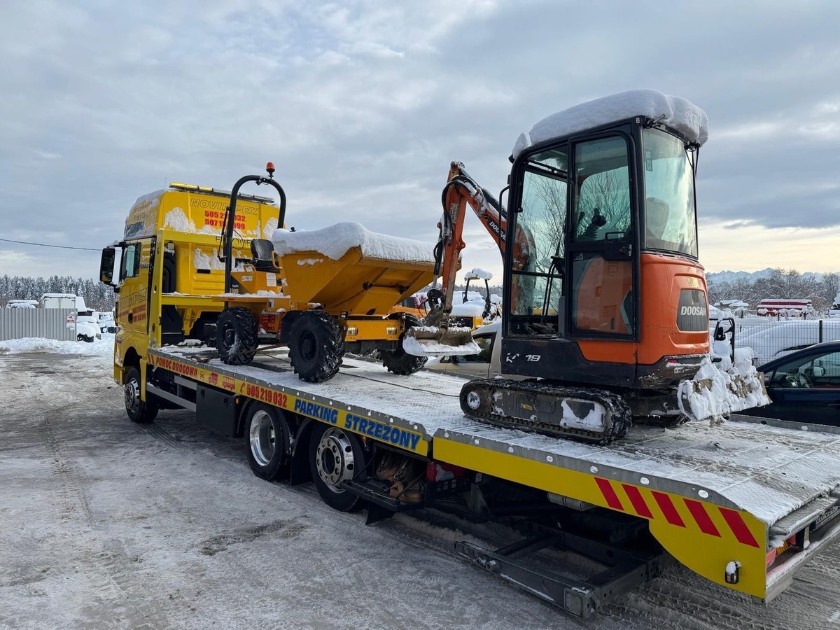 Dwie osoby z zarzutami w sprawie nielegalnego obrotu maszynami budowlanymi pochodzącymi zza granicy