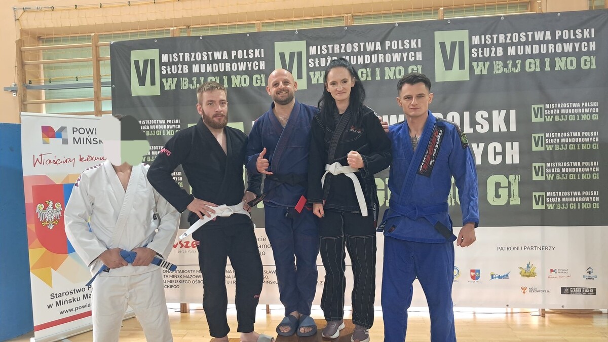 Sukcesy małopolskich policjantów w zawodach w Brazylijskim JIU JITSU