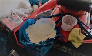 amfetamina w foliowym worku