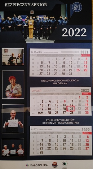 kalendarz bezpieczny senior